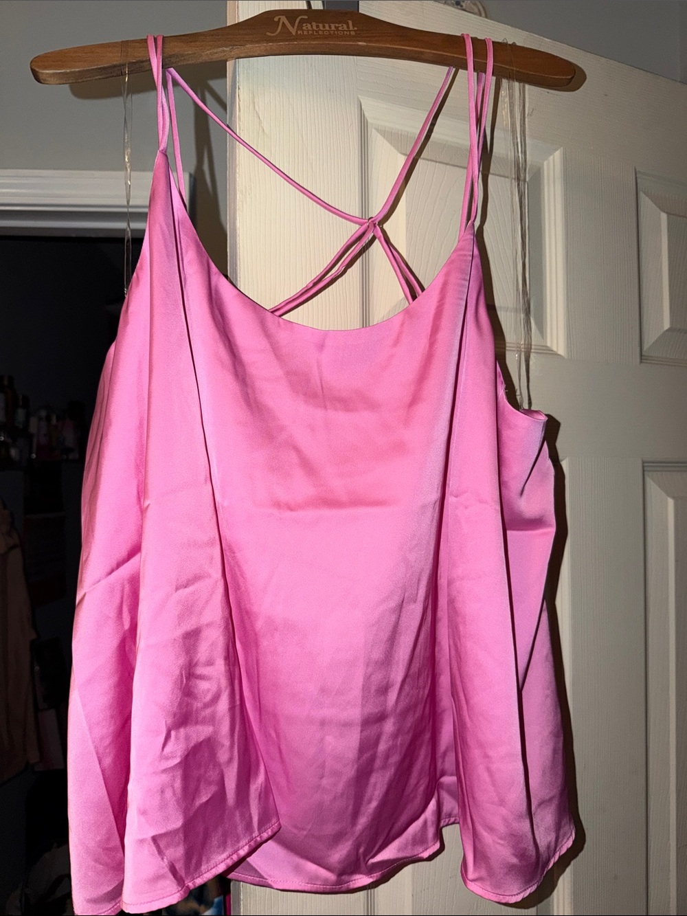 Pink Strappy Women's Tank Top - Auden